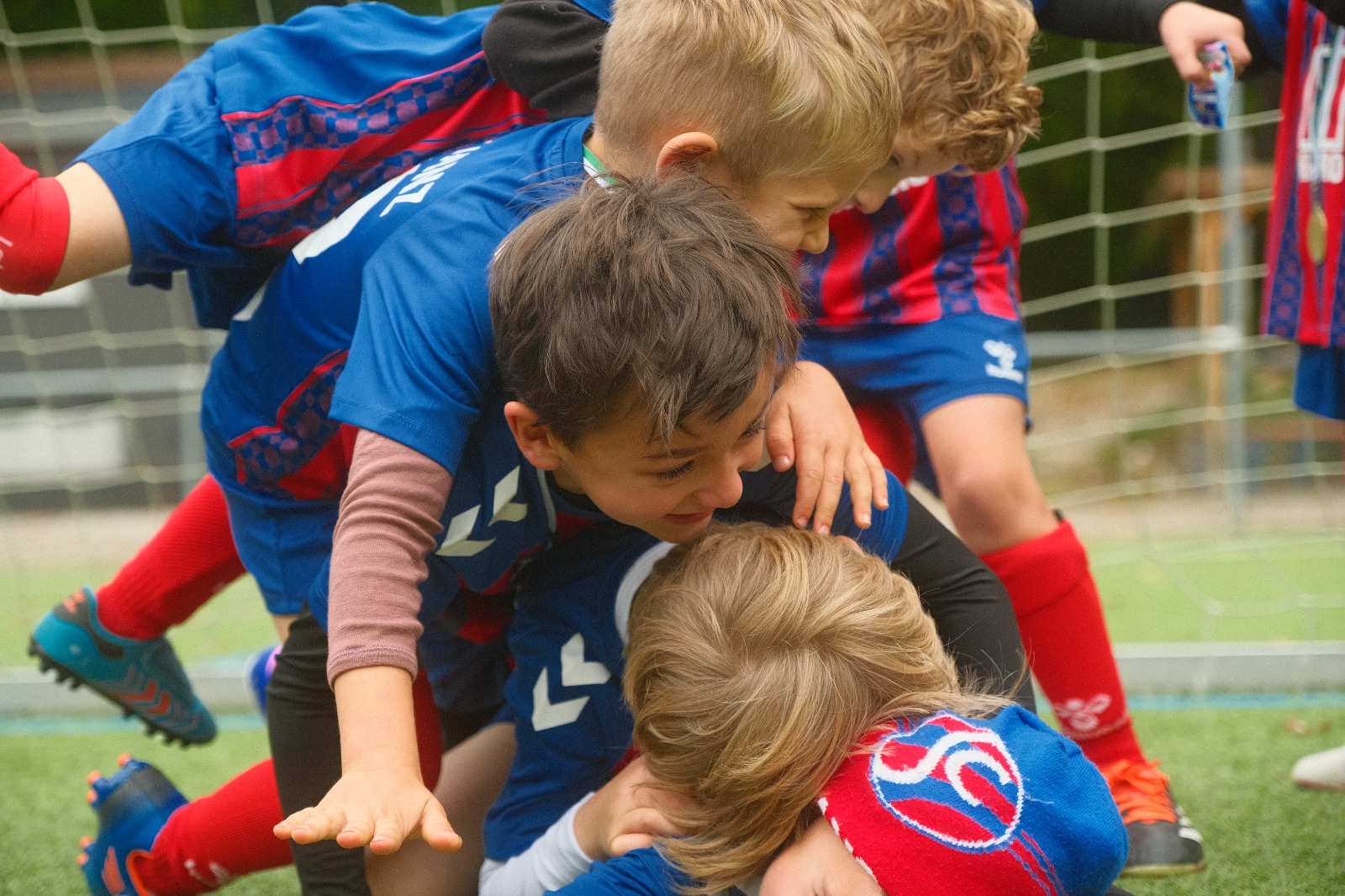 Gemeinsamer Jubel bei den Bambini